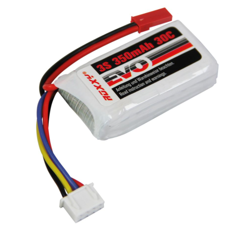 Batteries de propulsion avions RC - Accu Lipo ROXXY EVO 3S 350mAh 30C av.BID-Chip - FLASH RC