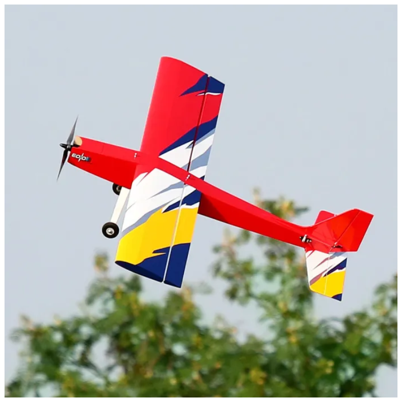 Aeromobili OMPHOBBY Challenger Red circa 1,25m PNP- FLASHRC