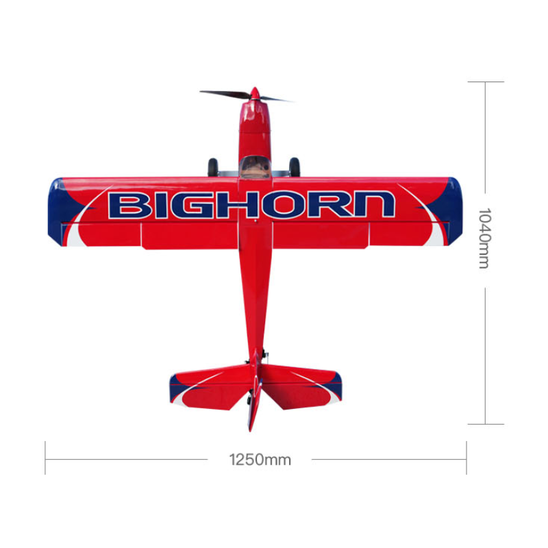 Velivolo OMPHOBBY BigHorn PRO Verde circa 1,25m ARF - FLASH RC