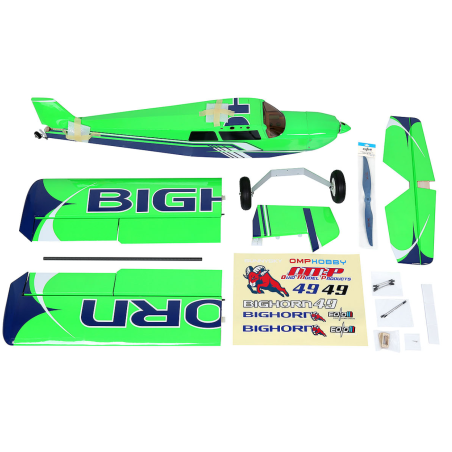 Avion OMPHOBBY BigHorn PRO Vert env 1.25m PNP - FLASH RC