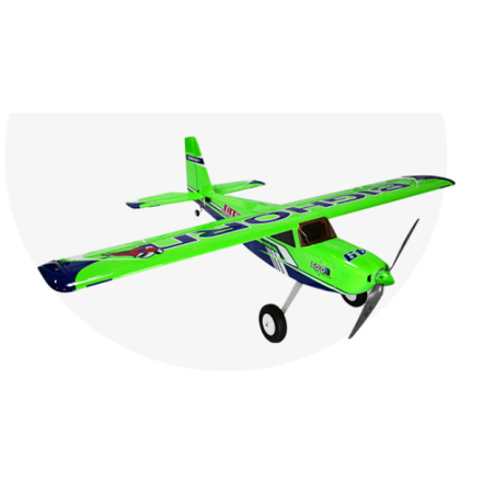 Velivolo OMPHOBBY BigHorn PRO Verde circa 1,25m ARF - FLASH RC