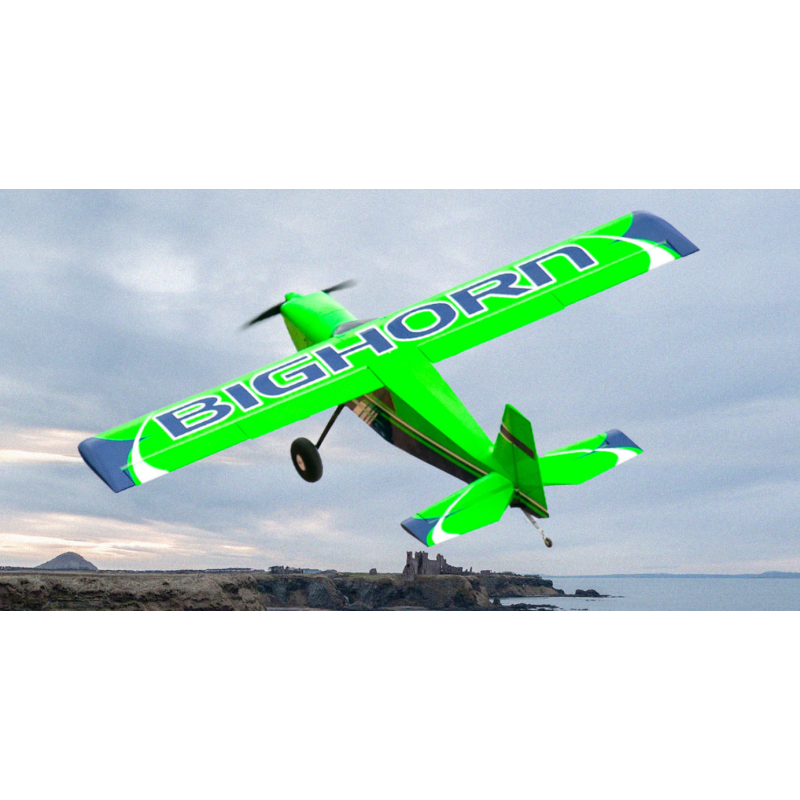 Flugzeug OMPHOBBY BigHorn PRO Grün ca. 1.25m ARF - FLASH RC
