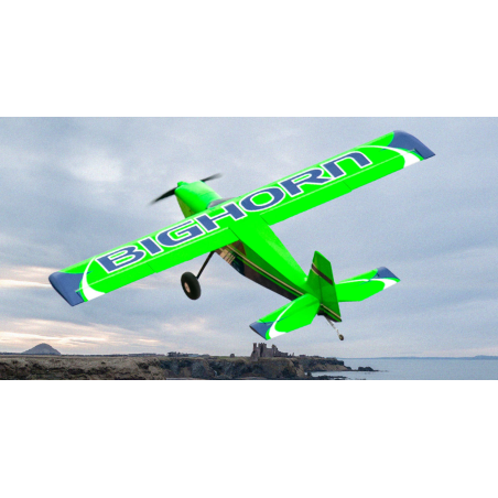 Avión OMPHOBBY BigHorn PRO Verde aprox 1,25m ARF - FLASH RC