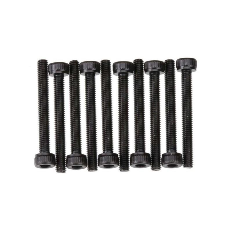 Ricambi per auto RC - AXIAL AXA089 Testa a cappuccio M3x25mm Ossido Nero (10) - FLASH RC