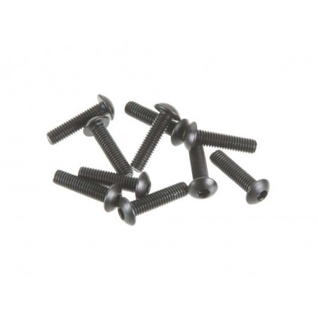 Ersatzteile RC-Cars - AXIAL AXA116 Hex Socket Button Head M3x12mm Black (10) - FLASH RC