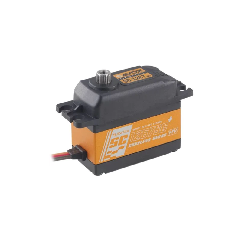 Savox SC-1267SG+ standard digital servo (62g, 25kg.cm, 0.085s/60°) - FLASH RC