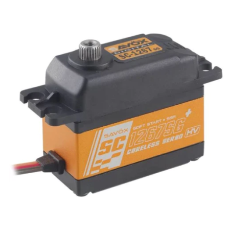 Servo numérique standard Savox SC-1267SG+ (62g, 25kg.cm, 0.085s/60°) - FLASH RC