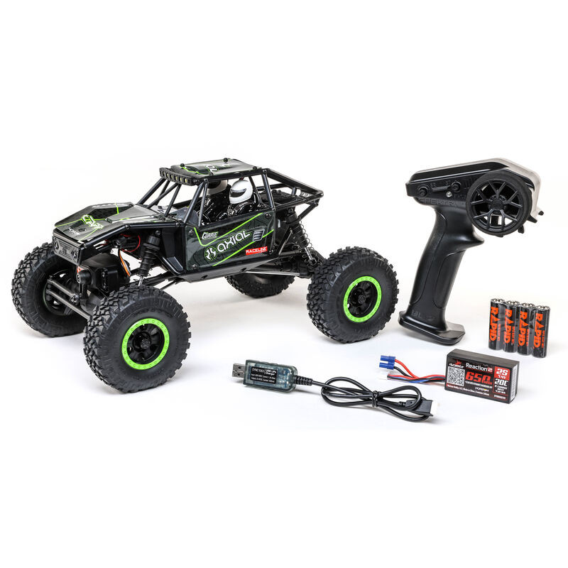 Axial Capra 1/18 4WD Unlimited Trail Buggy RTR, nero