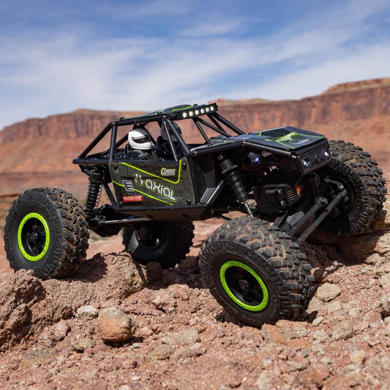 Axial Capra 1/18 4WD Unlimited Trail Buggy RTR, Negro