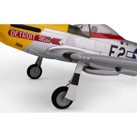 Flugzeug UMX P-51D Mustang "Detroit Miss" BNF Basic mit AS3X und SAFE Select