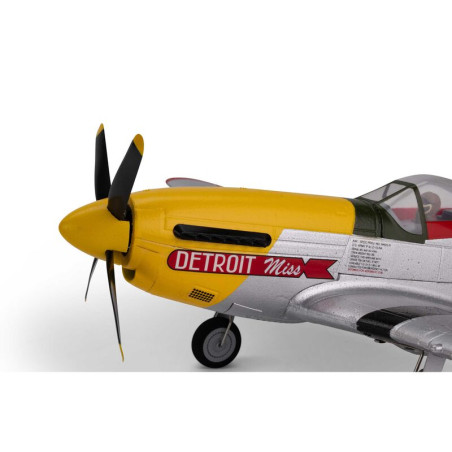 Flugzeug UMX P-51D Mustang "Detroit Miss" BNF Basic mit AS3X und SAFE Select