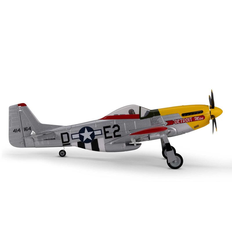 UMX P-51D Mustang "Detroit Miss" BNF Basic with AS3X and SAFE Select