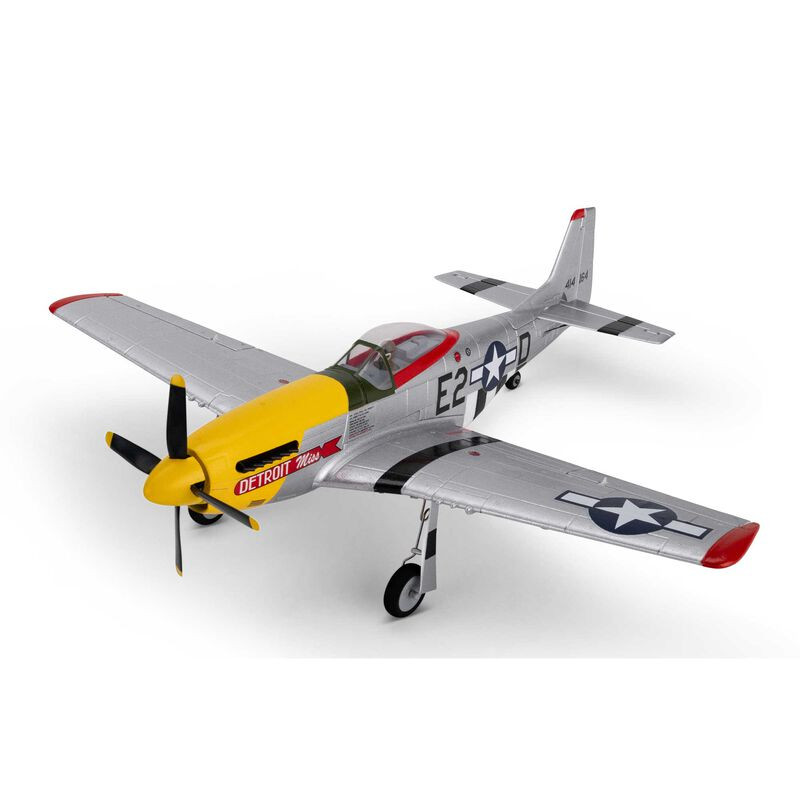 UMX P-51D Mustang "Detroit Miss" BNF Basic con AS3X e selezione SAFE