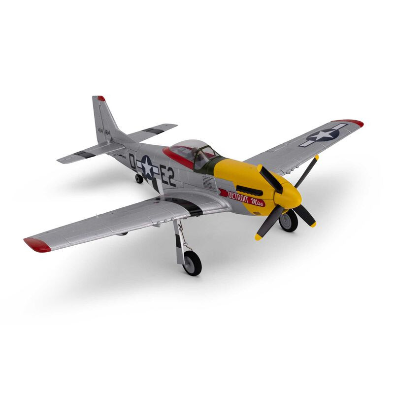 Flugzeug UMX P-51D Mustang "Detroit Miss" BNF Basic mit AS3X und SAFE Select