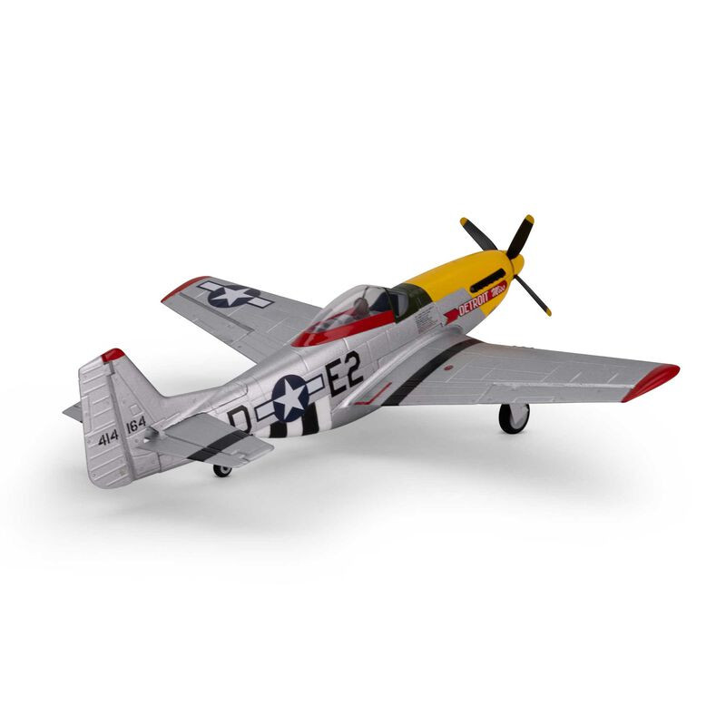 Flugzeug UMX P-51D Mustang "Detroit Miss" BNF Basic mit AS3X und SAFE Select
