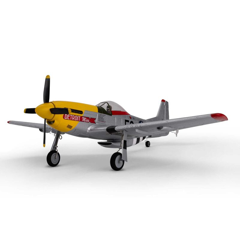 Flugzeug UMX P-51D Mustang "Detroit Miss" BNF Basic mit AS3X und SAFE Select