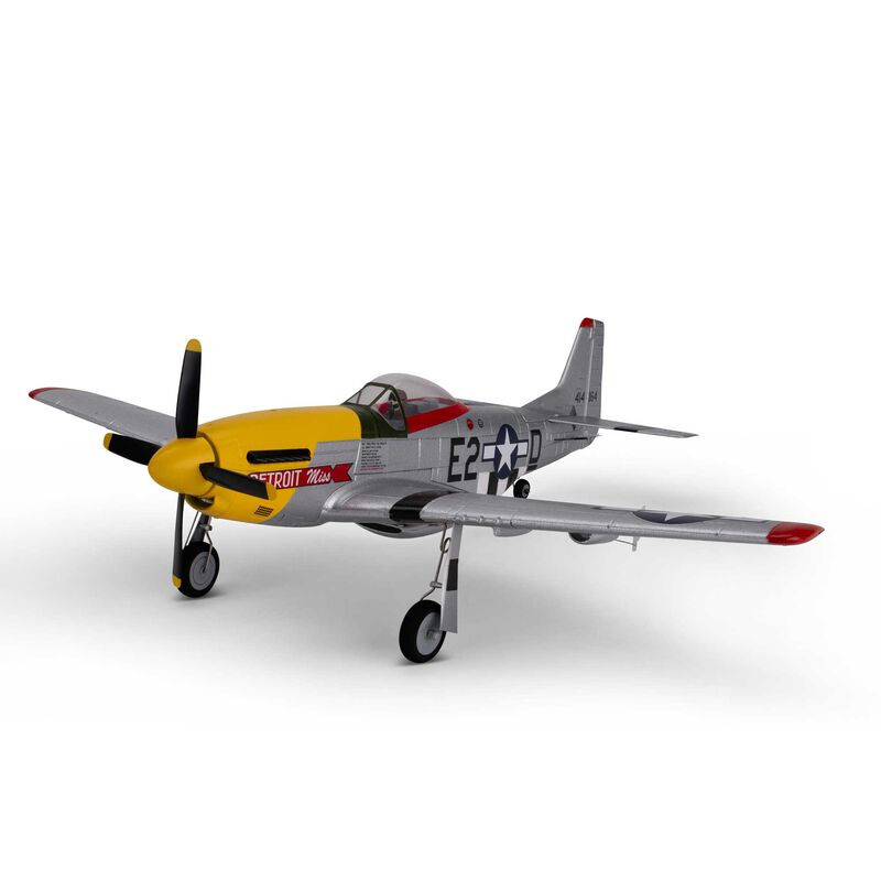 UMX P-51D Mustang "Detroit Miss" BNF Basic con AS3X e selezione SAFE