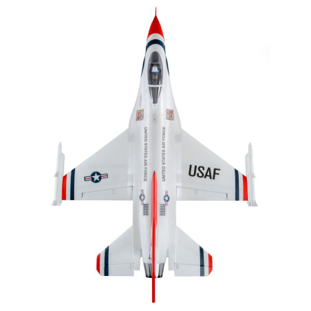Jet F-16 Thunderbirds 70mm EDF Jet BNF Basic avec AS3X et SAFE Select- FLASH RC