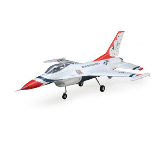 Jet F-16 Thunderbirds 70mm EDF Jet BNF Basic with AS3X and SAFE Select- FLASH RC 2