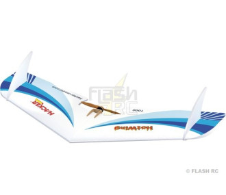 Fliegender Flügel Hotwing 1000 STING blau ARF Hacker ModeL - FLASH RC