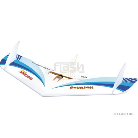 Fliegender Flügel Hotwing 1000 STING blau ARF Hacker ModeL - FLASH RC
