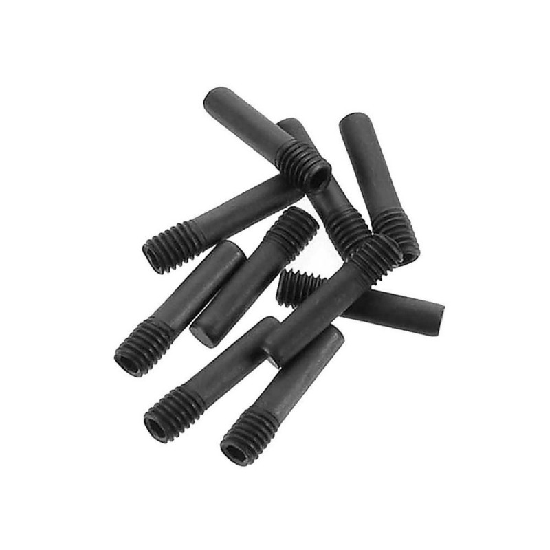Ersatzteile RC-Cars - AXIAL AXA176 Screw Shaft M3x2.5x13mm Black (10) - FLASH RC