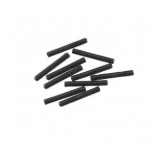 RC Car Parts - AXIAL AXA0187 Set Screw M3x20mm Black (10) - FLASH RC