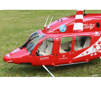 Fuselage Helicoptere classe 600 - B429 Peinture Air Zermatt 2