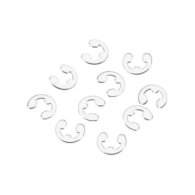 RC car parts - AXIAL AXA1393 E-Clip E2.5 (10) - FLASH RC