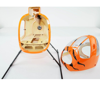 Fuselage Helicoptere 700 - MD500E Peinture Tigre 2