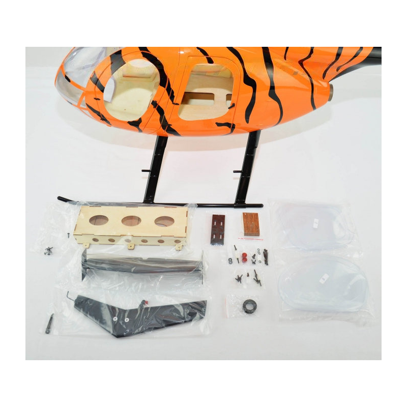 700 size MD500E TIGER painting
