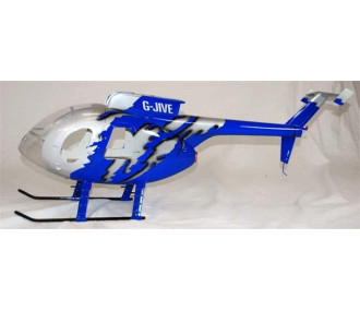Fuselage Helicoptere Classe 470 - MD500E Peinture Bleue G-Jive 2