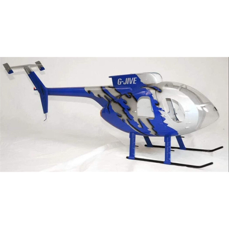 Fuselage Helicoptere Classe 470 - MD500E Peinture Bleue G-Jive