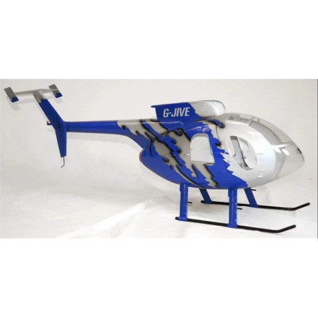 Fuselage Helicoptere Classe 470 - MD500E Peinture Bleue G-Jive