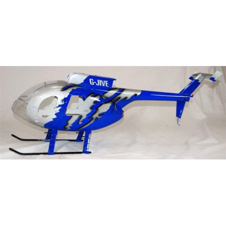 Fuselage Helicoptere Classe 470 - MD500E Peinture Bleue G-Jive