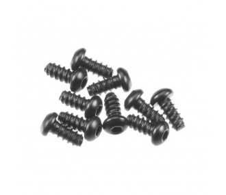 AXIAL AXA0422 Hex Socket Tapping Button Hd M2.6x6mm Blk - FLASH RC