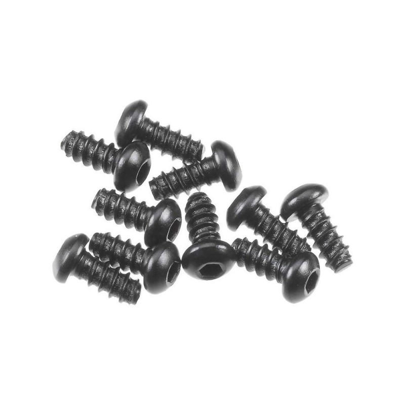 RC Car Parts - AXIAL AXA0422 Hex Socket Tapping Button Hd M2.6x6mm Blk - FLASH RC