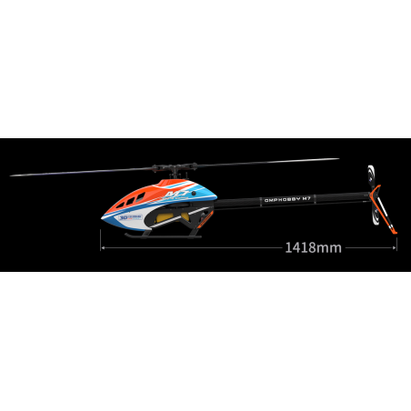 Hubschrauber OMPHOBBY M7 - Orange