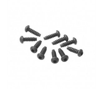 AXIAL AXA0423 Hex Sckt Tapping Button Hd Screw M2.6x8mm - FLASH RC