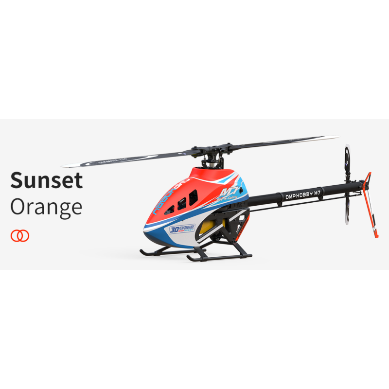 Hubschrauber OMPHOBBY M7 - Orange