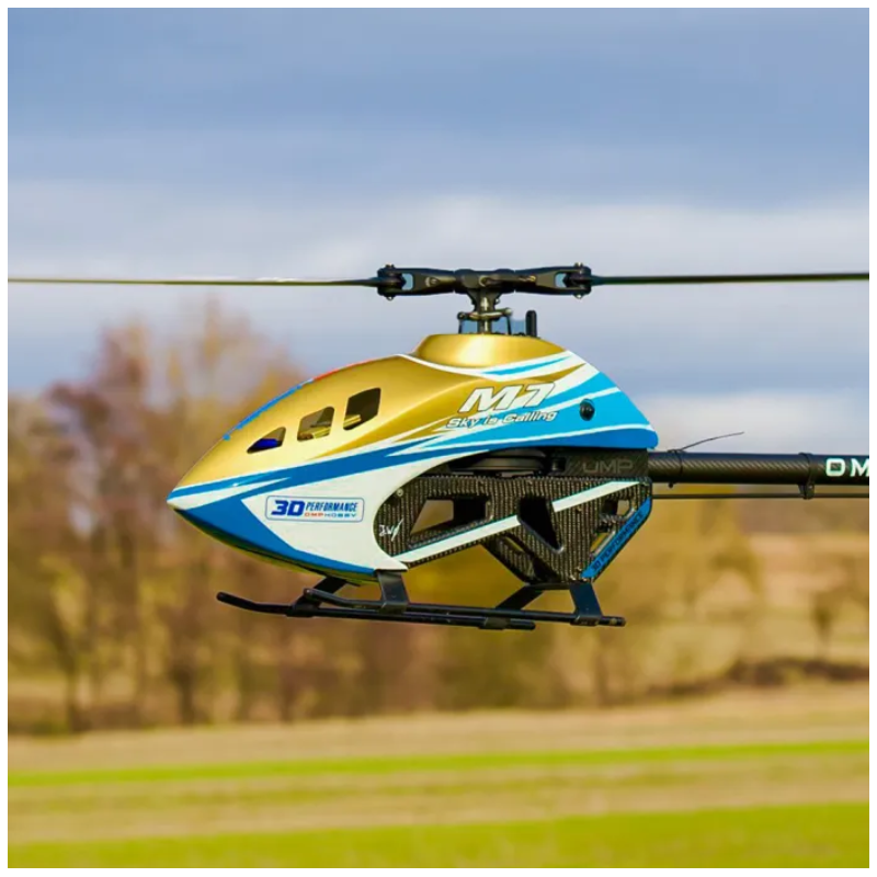 Helicóptero OMPHOBBY M7 - Naranja