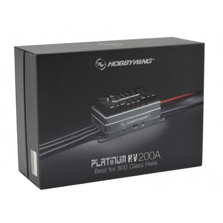 Brushless - Brushless Controller 6-14S 200A-HV Opto Platinum Pro V4.1 HOBBYWING - FLASH RC