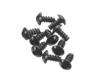 AXIAL AXA433 Hex Socket Button Head M3x6mm Black (10) - FLASH RC
