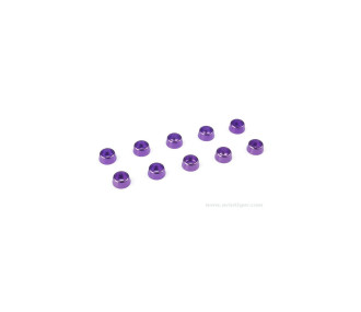 Rondelles Aluminium pour vis M2,5 à tête cylindrique - FLASH RC