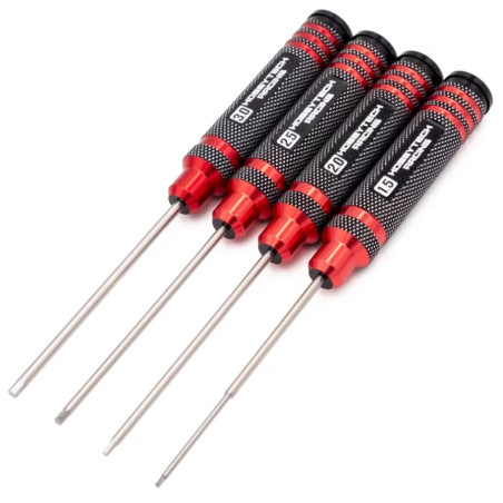 Kit de 4 tournevis Allen 1.5/2/2.5/3mm - Hobbytech - FLASH RC