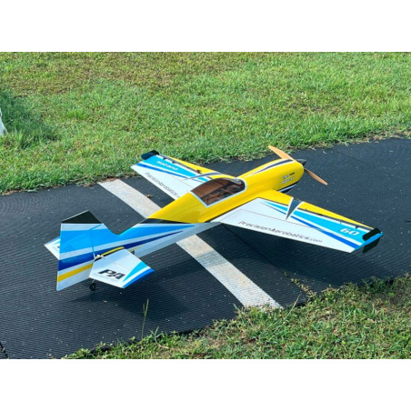 Avión Precision Aerobatics Katana 60 Amarillo ARF aprox.1.52m