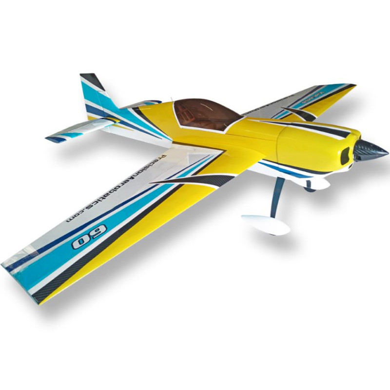 Flugzeug Precision Aerobatics Katana 60 Gelb ARF ca.1.52m