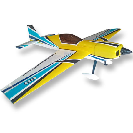 Flugzeug Precision Aerobatics Katana 60 Gelb ARF ca.1.52m