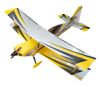 Aeromodello Precision Aerobatics Ultimate AMR 60 Giallo e Argento ARF circa 1,3m 2