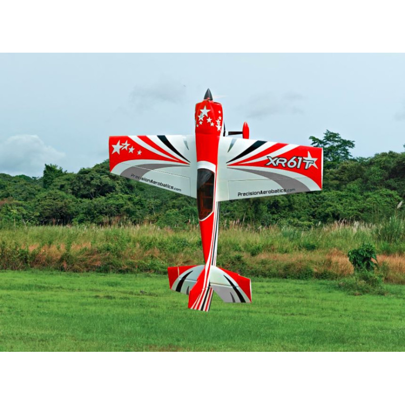 Avión Precision Aerobatics XR 61 T rojo ARF aprox.1.55m